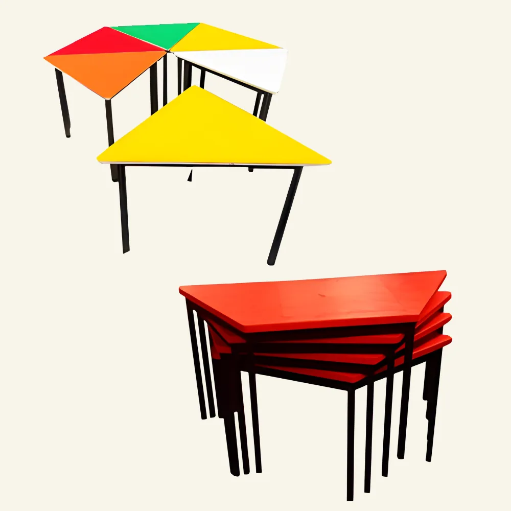 MESA TRIANGULAR (80×60×55 cm, Triplay)