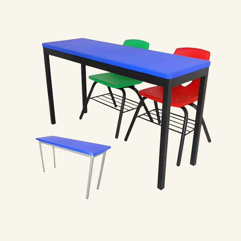 MESA BINARIA POLIPROPILENO (120×40×75 cm)